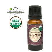 US Organic Rosemary Essential Oil, 100% Pure Certified USDA Organic, 10 ml