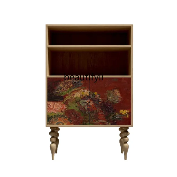 Pintura al óleo ss25, estilo estético, arte para sala de estar, almacenamiento contra la pared, armario decorativo para el pecho, comedor, cabina lateral del sofá