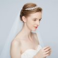 thumbnail image 3 of Mujeres Coronas Cabello Joyas Boda Diadema Nupcial Soledad Corona cristalina de la tiara de la boda, 3 of 8
