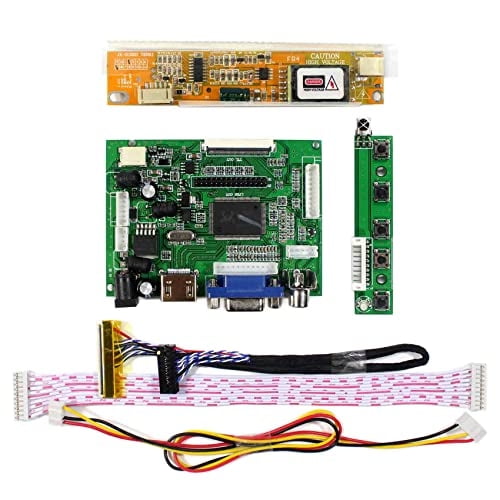 HDMI VGA 2AV LVDs Placa controladora LCDBOARD 30Pin para 14.1' 15.4'