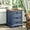 Blue Set 1, variant on 18" Farmhouse Night Stand with 3 Drawers, Wood End Table Dresser for Bedroom, Navy Blue Nightstand, Bed Side Table with Metal Handle, Bedside Cabinet for Bedroom Living Room, Closet