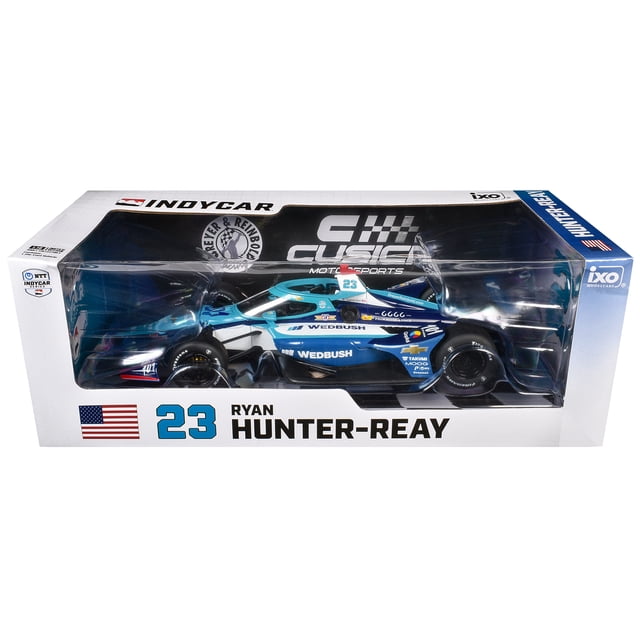 Dallara IndyCar #23 "Wedbush" Dreyer & Reinbold Racing - Cusick Motorsports (2025) 1/18 Diecast Model by IXO Models