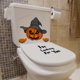 thumbnail image 4 of Calcomanías para tapa de inodoro de Halloween, pegatinas de pared horribles en 3D, decoración para el hogar, baño, póster de decoración lindo para fiesta, 4 of 6