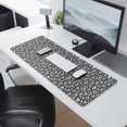 thumbnail image 2 of Long Mouse Pads for Desk,Black White Tiny Skull Pattern Desk Mats on Top Of Desks, Desk Mouse Pad Extra Large with 3mm Non-Slip Base and Stitched Edge for Gaming,Office,Work,Home 31.5"x11.8", 2 of 6