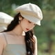 thumbnail image 5 of Gorro de boina de verano de mujer fino, transpirable, ajustable, poliéster negro beige caqui 56-58cm Ligero casual playa para el sombrero de sol para exteriores Accesorio de moda, 5 of 6