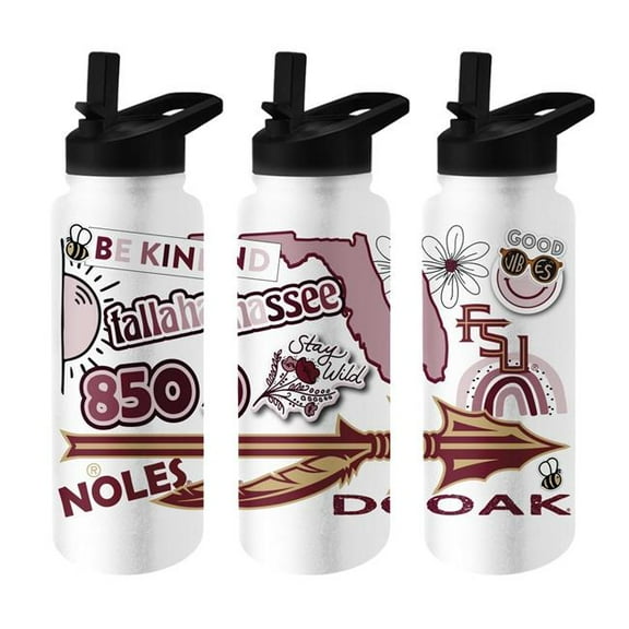Logo Brands 136-S34QB-63 FL State 34 oz Native Quencher Bottle