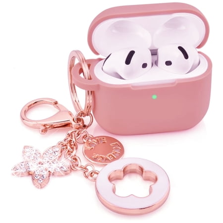 HODESunPure Apple AirPods 4 Silicone Case Cover with Anti-Drop Protection, Compatible with 4th Gen Wireless Earbuds
