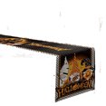 thumbnail image 1 of Mantel De Halloween, Camino De Mesa Decoración De Halloween Camino De Mesa Para El Hogar Decoración De Fiesta De Halloween, Calabaza,33*229cm/124g/, 1 of 3