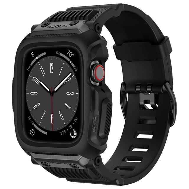 Correa De Silicono + Case Unisex M /L 42 / 44 / 45 mm Para Apple Watch Sport Camuflaje Army Compatible Con Series 8 / 7 /6 / 5 / 4 / 3 / 2 / SE