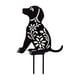 thumbnail image 1 of Decoraciones en forma de perro negro repelente de pájaros Acrílico hueco Estaca de jardín Estatua de silueta de animal para patio Hogar Jardín Sunnimix Estaca de jardín, 1 of 7