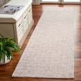 thumbnail image 2 of SAFAVIEH Micro-Loop Charlotte Solid Runner Rug, Pink/Ivory, 2'3" x 9', 2 of 7
