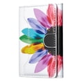 thumbnail image 5 of Allytechgroup Wallet with MagSafe RFID Blocking for iPhone 16/15/14/13/12 Series, Strong Magnetic Card Holder for 4 Cards, PU Leather Kickstand, Butterfly Floral Design, Compatible with MagSafe Cases, 5 of 12