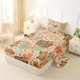 thumbnail image 2 of Erosebridal Cartoon Capybaras Twin Sheet Sets,Funny Mouse Rodent Tropical Monstera Leaf Bedding For Capybara Lovers 3-Piece, 2 of 6