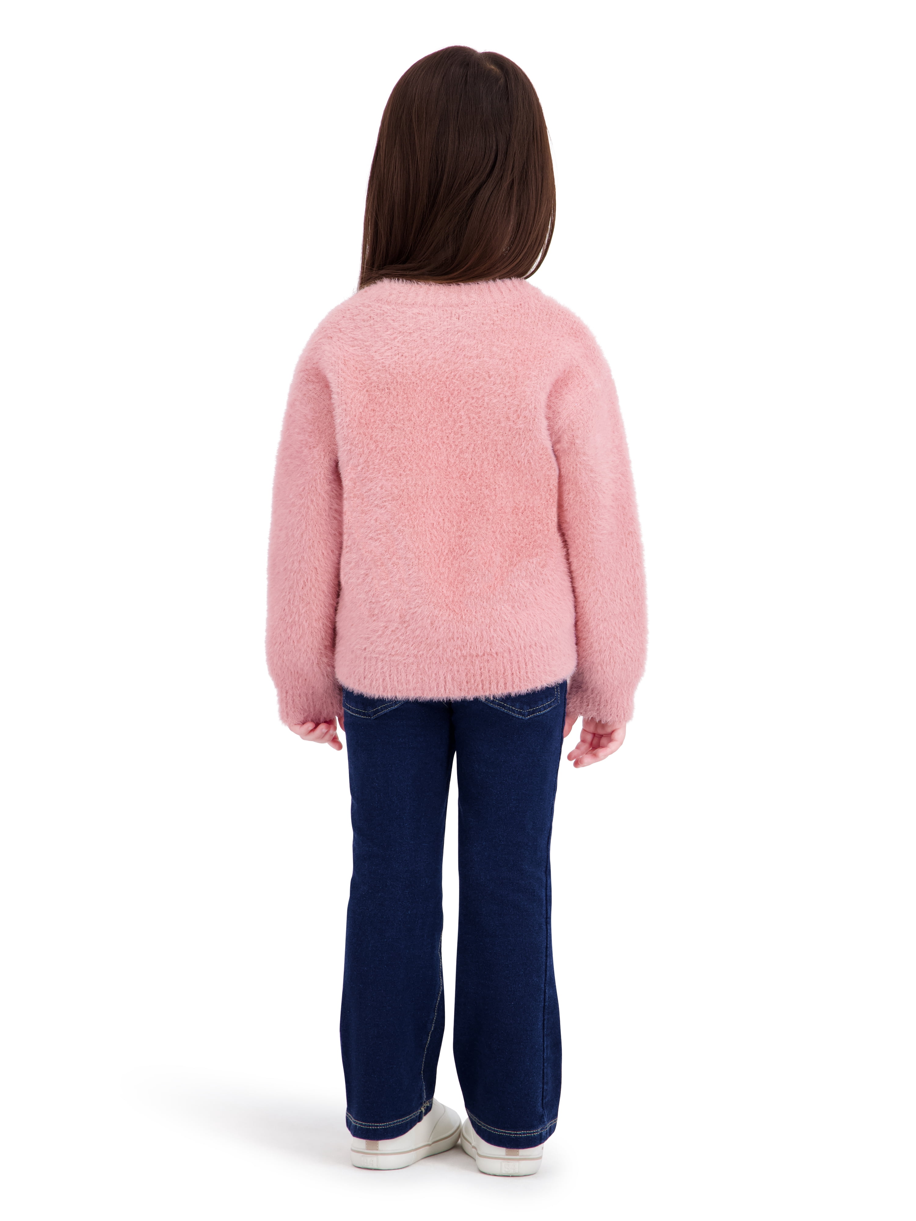 Spiderman Toddler Girls Lurex Mohair Sweater, Sizes 12 Months - 5T