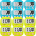 thumbnail image 1 of Timer AOUCE, magnético, digital, grande, paquete de 12 unidades, azul y verde, 1 of 8