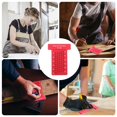 thumbnail image 2 of HLONK 2 Count Ruler Woodworking Scriber Device Tool Woodpeckers Tools Carpentry for Artist Gifts Household Hole T- Type, 2 of 6