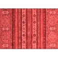 thumbnail image 1 of Ahgly Company Machine Washable Indoor Rectangle Abstract Red Modern Area Rugs, 6' x 9', 1 of 4