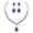 Sapphire Blue, variant on Juwaliy Women Bridal Wedding Jewelry Set Teardrop Crystal Necklace Earrings for Bride Bridesmaid Party Prom Gifts Black