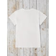 thumbnail image 2 of Corning Women's Graphic Print T-Shirt - Cornflower, Short Sleeve, Crew Neck, Casual Top for Summer & Spring, 2 of 6