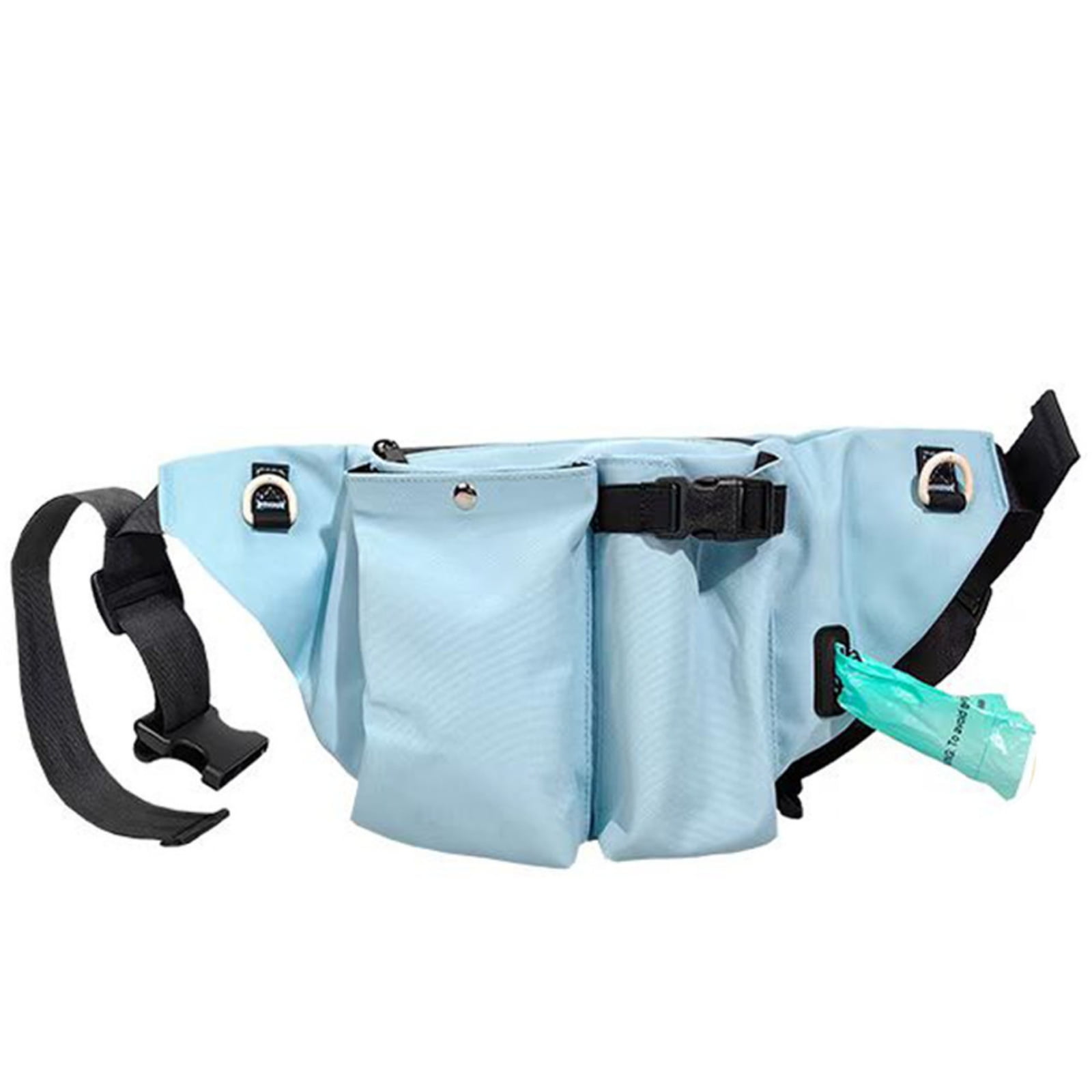 Abbraccia Canine Treat Pouch Dog Waist Fanny Pack Zippered Storage Nylon Construction for Leash Training Pet Parents