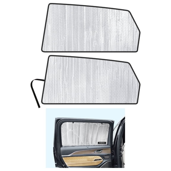 Yellopro Auto Rear Side Sunshades for 2021-2026 Jeep Grand Cherokee L SUV (Set of 2)