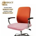 thumbnail image 2 of Funda de silla de oficina, funda suave para asiento de silla de computadora, L (45-48 cm), Rosa, 2 of 7