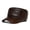 Bronw, variant on Men's Warm PU Leather Flat Cap Newsboy Cap Vintage Beret Cap Driving Irish Flat Hat English Granddad Hat ,Soft Feel