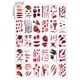 thumbnail image 3 of Pegatinas de tatuaje, tatuaje temporal para hombres, mujeres y adultos, pegatinas de Halloween para la boca, pegatinas de terror para labios, pegatinas de maquillaje, suministros para fiestas, 30 pega, 3 of 5