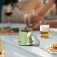 thumbnail image 5 of Yayeee Ashtray with Lid for Cigarette Smokeless Stainless Steel Home Ash Holder, Light Green Martini, 5 of 7