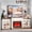 A#White Brown, variant on LGHM 104" Fireplace TV Stand with 30" Electric Heater, Large Farmhouse Entertainment Center with Storage Cabinet, Media Console for Living Room, White