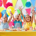 thumbnail image 2 of 1640 ft 1200 Pieces Colorful Pennant Flags Banner Nylon Pennant Flags Cloth Triangle Flag Banner for Party Celebrations and Shops Decorations, 10 Stri, 2 of 4