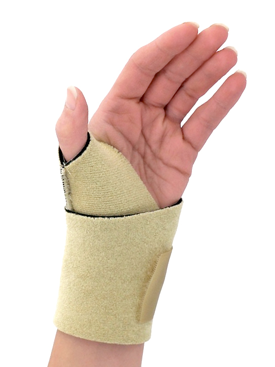 Neoprene Wrist Support with Thumb Sleeve, Left Side