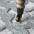 thumbnail image 4 of My Texas House Lady Bird 1'11" X 15' Runner Harbor Blue Damask Outdoor Rug, 4 of 6