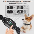 thumbnail image 4 of Dog Bark Collar，Smart Bark Collar for Large Medium Small Dogs, Rechargeable Waterproof Anti Barking Training Collar with 8 Adjustable Sensitivity,Bark Shock Collar with Beep,Black, 4 of 7