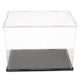 thumbnail image 2 of 2pcs claro caja de exhibición de acrílico caja modelo figura pantalla caja a prueba de polvo Sunnimix Vitrina, 2 of 8