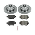 thumbnail image 3 of PowerStop Rear Stock Replacement Brake Pad and Rotor Kit Fits: VOLKSWAGEN Select Models KOE7053, 3 of 8