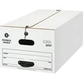thumbnail image 2 of Business Source, BSN26747, Medium Duty Legal Size Storage Box, 12 / Carton, White, 2 of 4