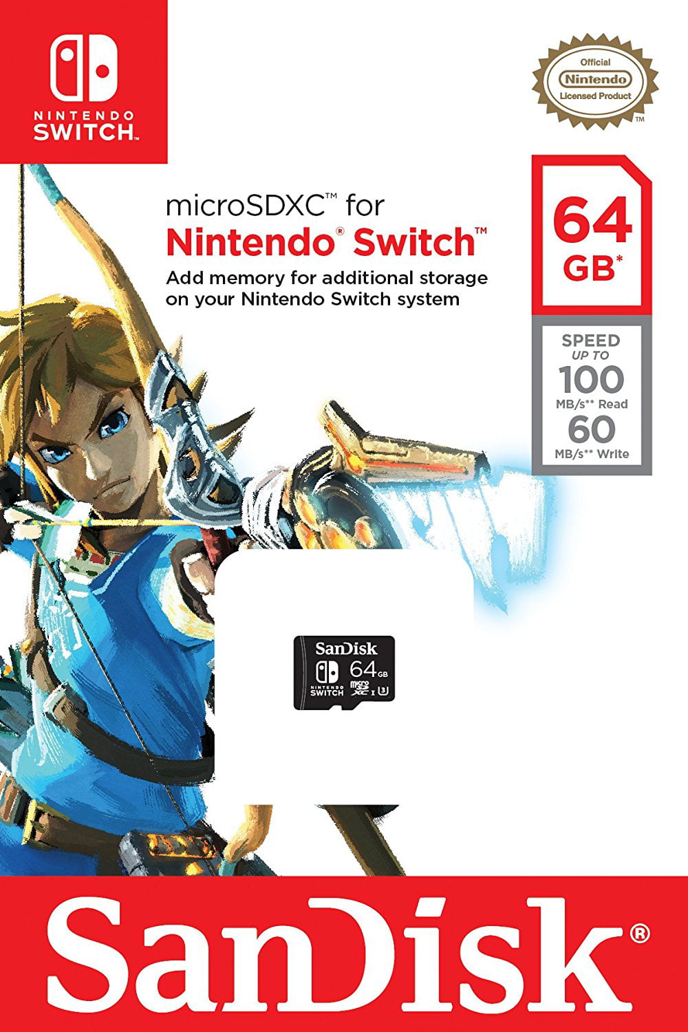 64gb memory card for nintendo switch