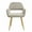 Beige, variant on Upholstered Desk Chair No Wheels
