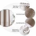 thumbnail image 6 of Brown White Ombre Waterproof Fabric Shower Curtain,Vintage Minimalist Country Gradient Waterproof Fabric Shower Curtain for Bathroom Curtains Bathtubs Shower Curtains with 12 Hooks Small 36x72in, 6 of 8