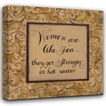 thumbnail image 1 of Pamela Smith 26x26 Gallery Wrapped Canvas Wall Art Titled - Women are Like, 1 of 4