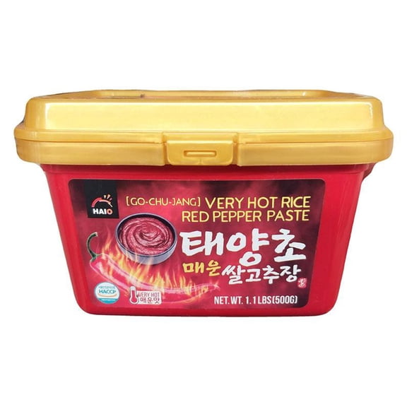 Haio - Red Pepper Paste (Very Hot Rice), 1.1 Pounds (1 Tub)