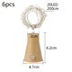 thumbnail image 2 of Paquete de 6 luces solares para botellas de vino, 20 luces solares LED para bodas, Navidad, vacaciones, decoración de jardín Vhermosa CPB-US-DYP840-3, 2 of 5