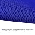 thumbnail image 4 of Uxcell Speaker Grill Cloth 40 x 55 Inch Stereo Mesh Fabric Protective Dustproof Cloth for Home Speaker Repair Blue, 4 of 5
