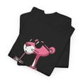 thumbnail image 3 of Pink Panther Swag Boba T Shirt Unisex Cotton Tee Cartoon Character Cool, 3 of 5