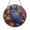 Acrylic 3.5 Inch, variant on Luminous Indigo Tawny Owl and Maple Leaves Garden Suncatcher Glass