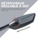 thumbnail image 4 of Bicycle mirror, electric scooter mirror, 360 adjustable high quality universal electric bicycle mirror, 4 of 5