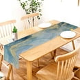 thumbnail image 3 of Printed Runner for Dining Room Heat & Stain Tablecloth Festivals Home Decorative Elegant Machine Washable Non- Modern Design, 3 of 3