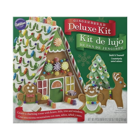 Wilton Build It Yourself Deluxe Gingerbread House Decorating Kit ... Wilton Build It Yourself Deluxe Gingerbread House Decorating Kit ...