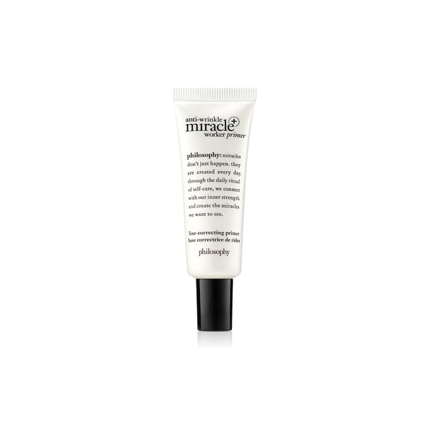 philosophy Base Correctrice de Lignes Anti-Rides miracle worker - avec Vitamine C et Huile de Coco - Comble les Ridules et Lisse la Peau pour une application Maquillage Uniforme - 0,9 fl oz.